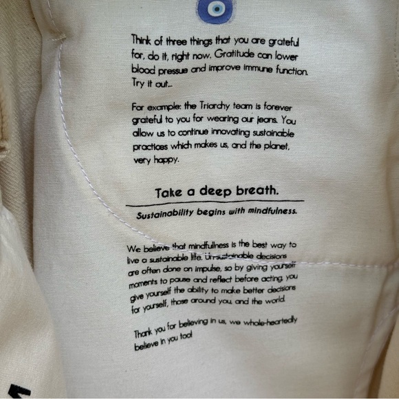 Triarchy St. Tropez High Rise Straight Leg Jeans Size 27 - Picture 9 of 10